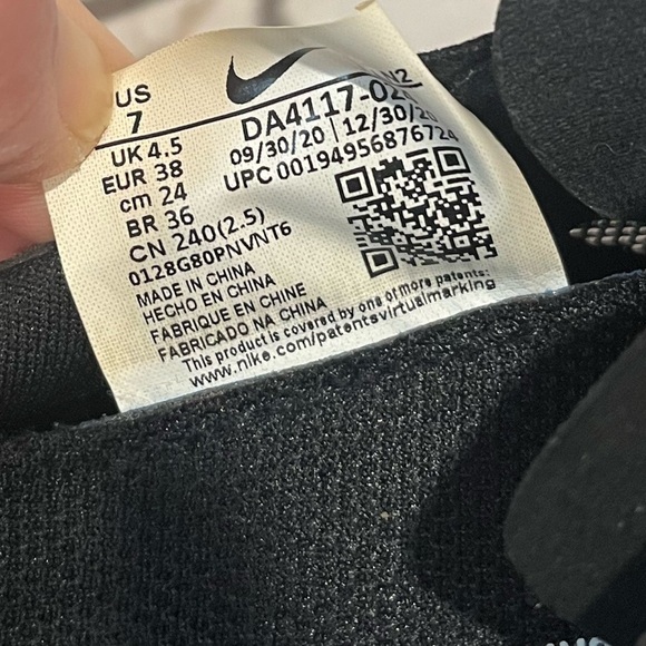 🖤 Nike Black Fitsole All Day Comfort Golf Shoes - Women's Size 38 - Picture 10 of 12